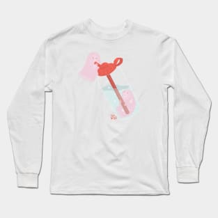 Ghost Water Bottle Long Sleeve T-Shirt